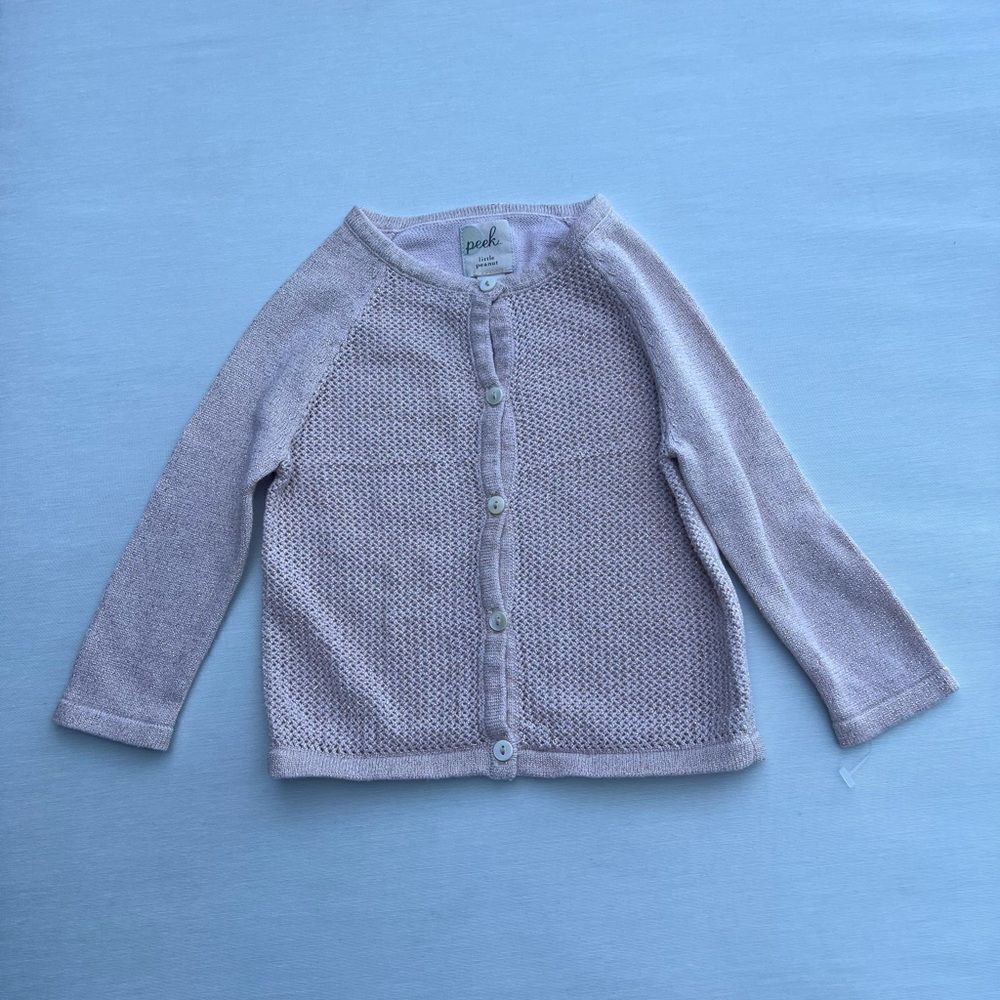 Peek Lilac Knit Cardigan
